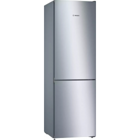 Bosch Serie | 4 Ελεύθερος Ψυγειοκαταψύκτης 186x60cm INOX look KGN36VLED